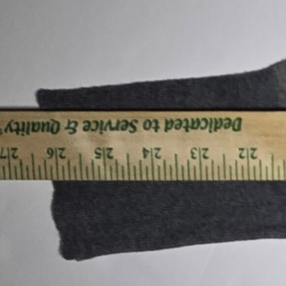 Eddie Bauer Womens Gray and White Striped Cardigan Sweater Size Large - Picture 7 of 12